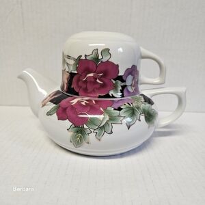 Vintage Bali Collection Stacking Tea-for-One Set